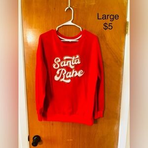 Santa Babe Red Sweatshirt